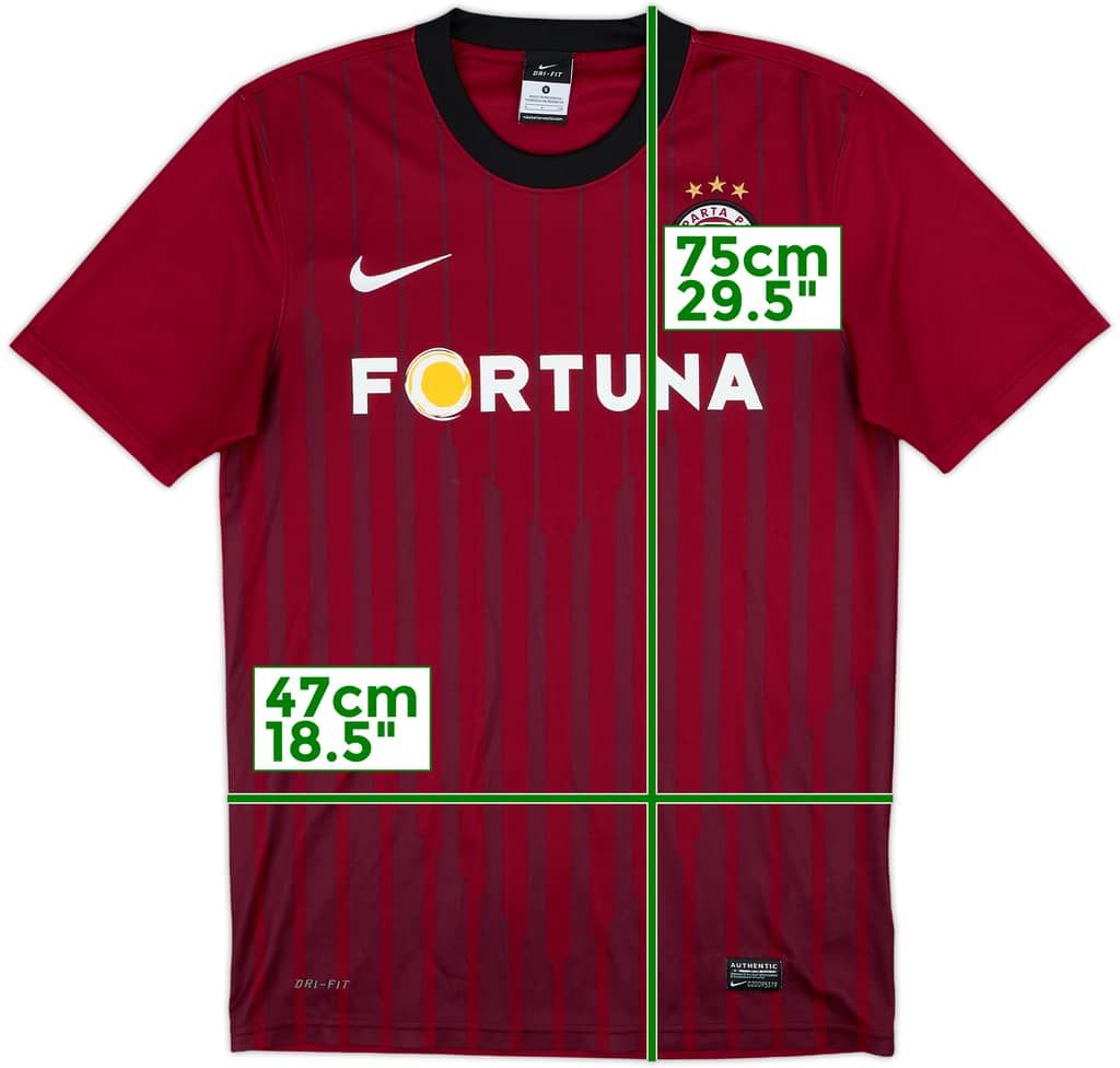 2011-12 Sparta Prague Home Shirt - 7/10 - (S)