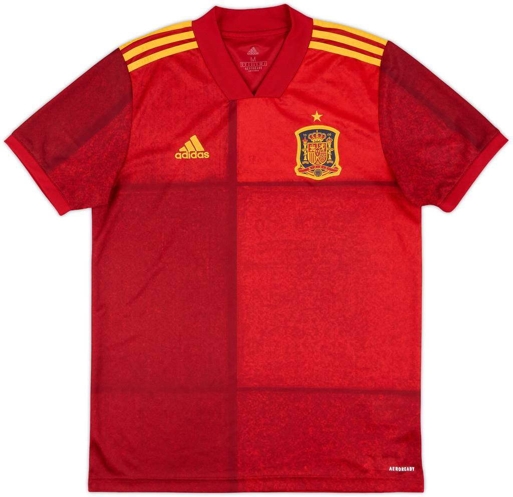 2020-21 Spain Home Shirt - 10/10 - (M)