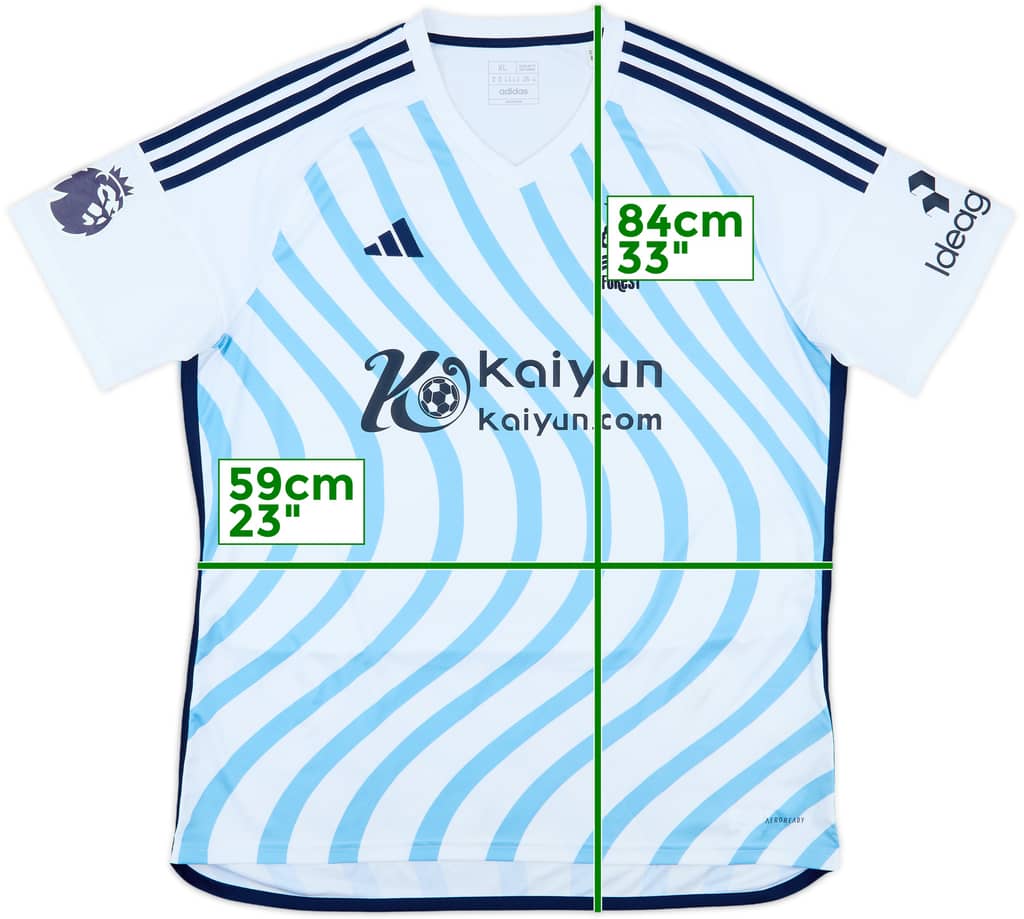 2023-24 Nottingham Forest Away Shirt - 7/10 - (XL)