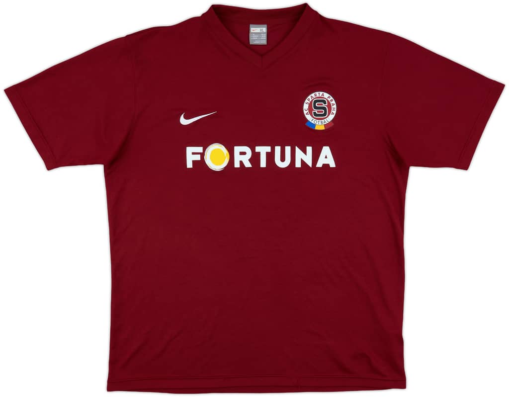 2008-09 Sparta Prague Basic Home Shirt - 7/10 - (XL)