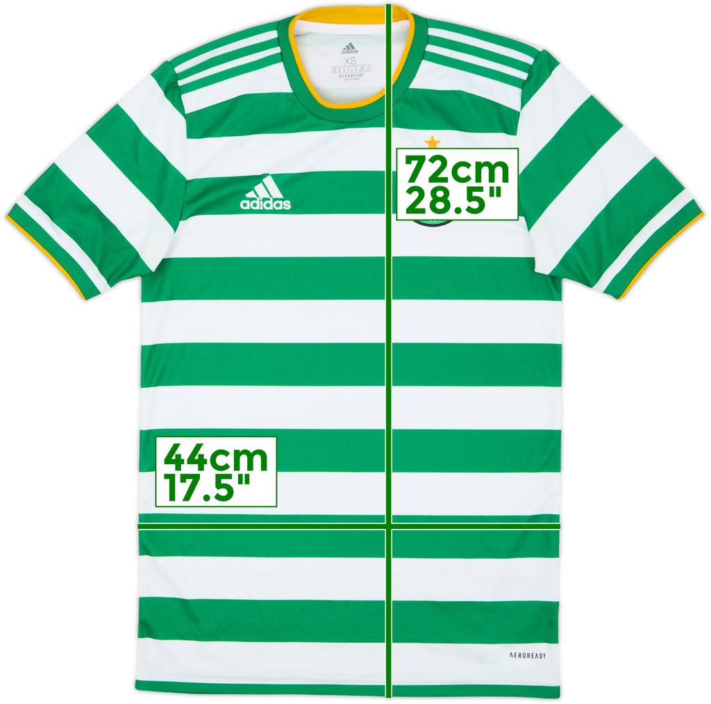 2020-21 Celtic Home Shirt - 9/10 - (XS)