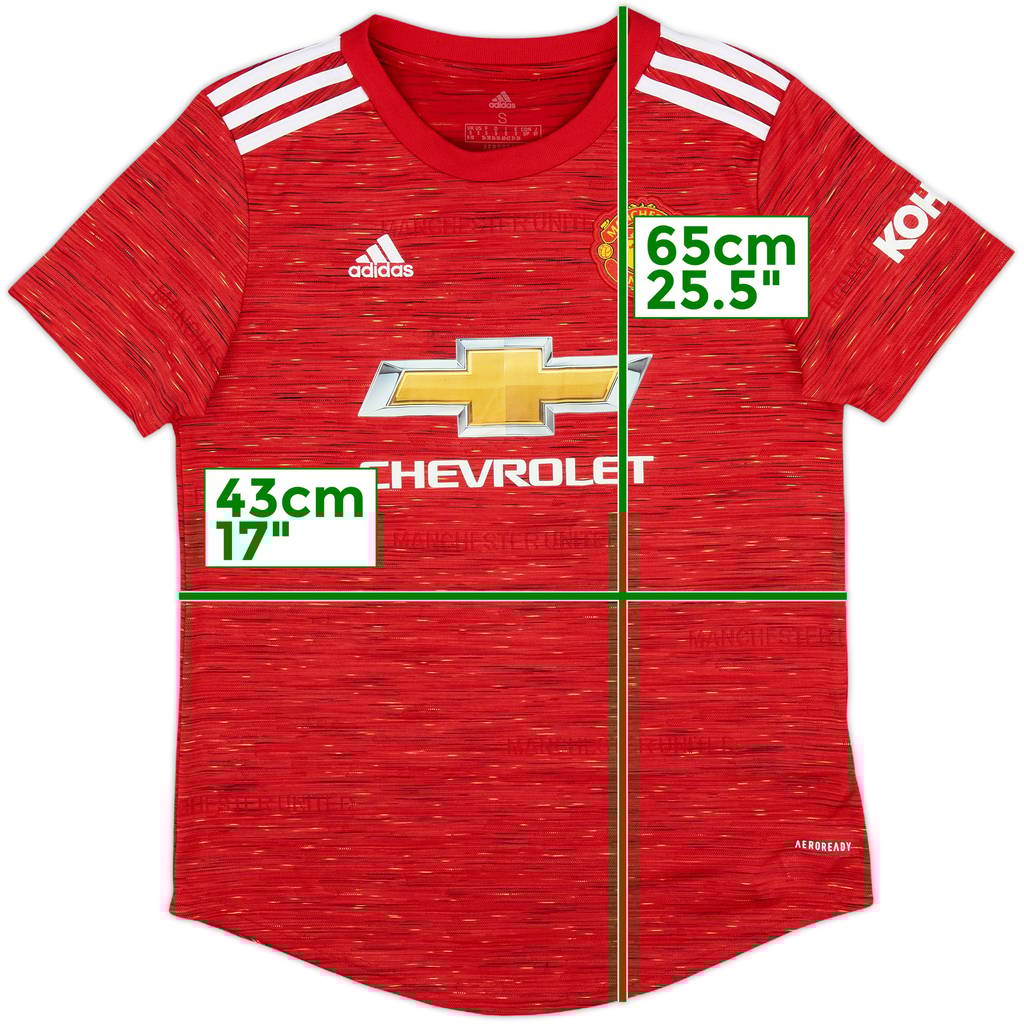 2020-21 Manchester United Home Shirt - 8/10 - (Women's S)