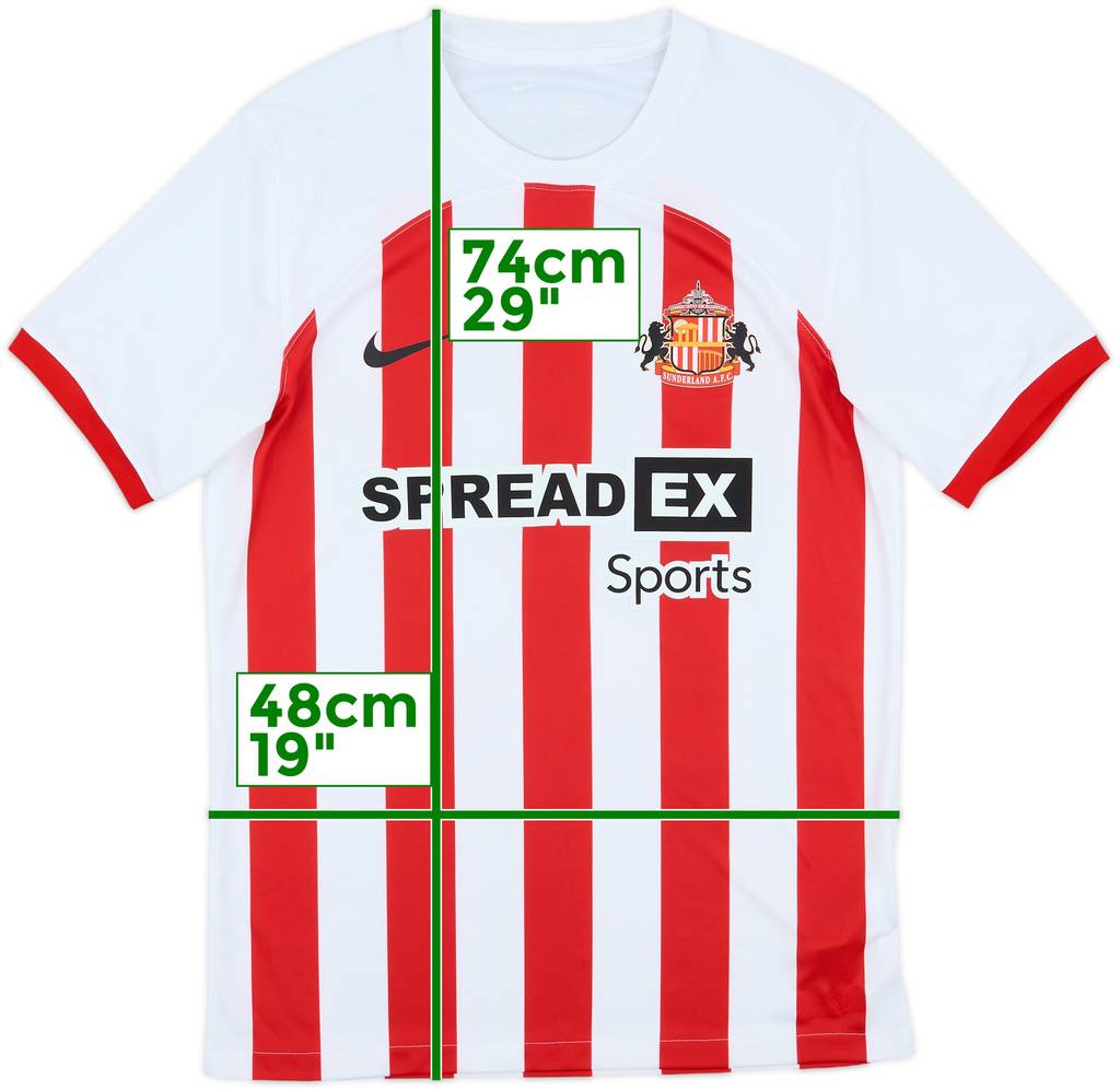 2023-24 Sunderland Home Shirt - 9/10 - (L)