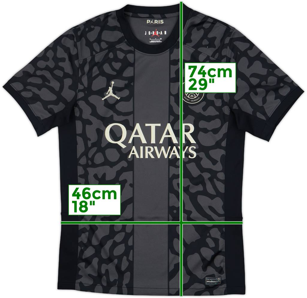 2023-24 Paris Saint-Germain Third Shirt - 8/10 - (S)