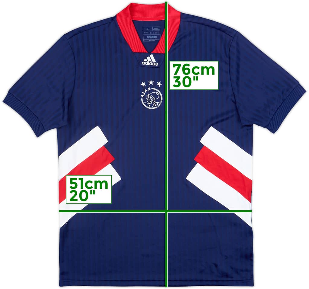 2022-23 Ajax adidas Icon Training Shirt - 8/10 - (S)