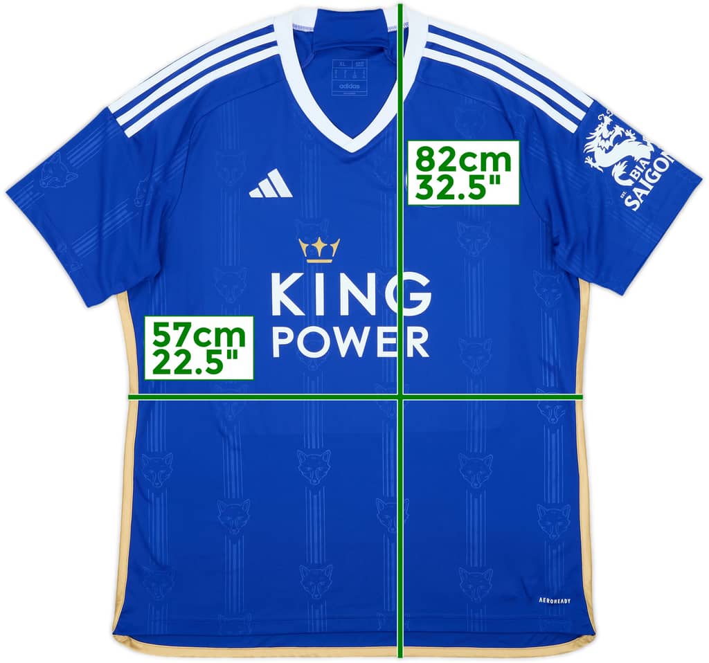 2023-24 Leicester Home Shirt - 9/10 - (XL)