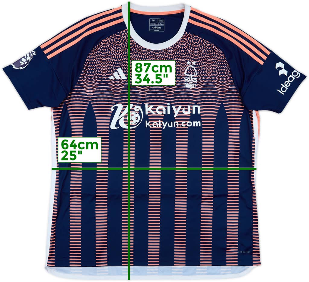 2023-24 Nottingham Forest Third Shirt - 7/10 - (XXL)