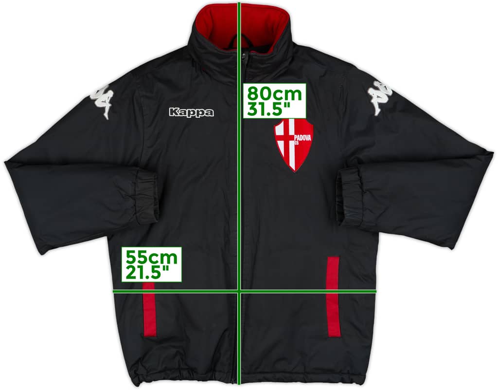 2017-18 Padova Kappa Padded Bench Coat - 8/10 - (M)