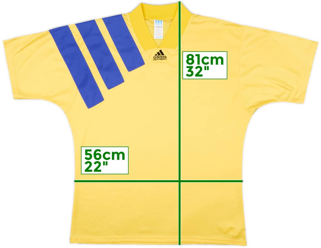 1992-94 Sweden Home Shirt - 8/10 - (XL)