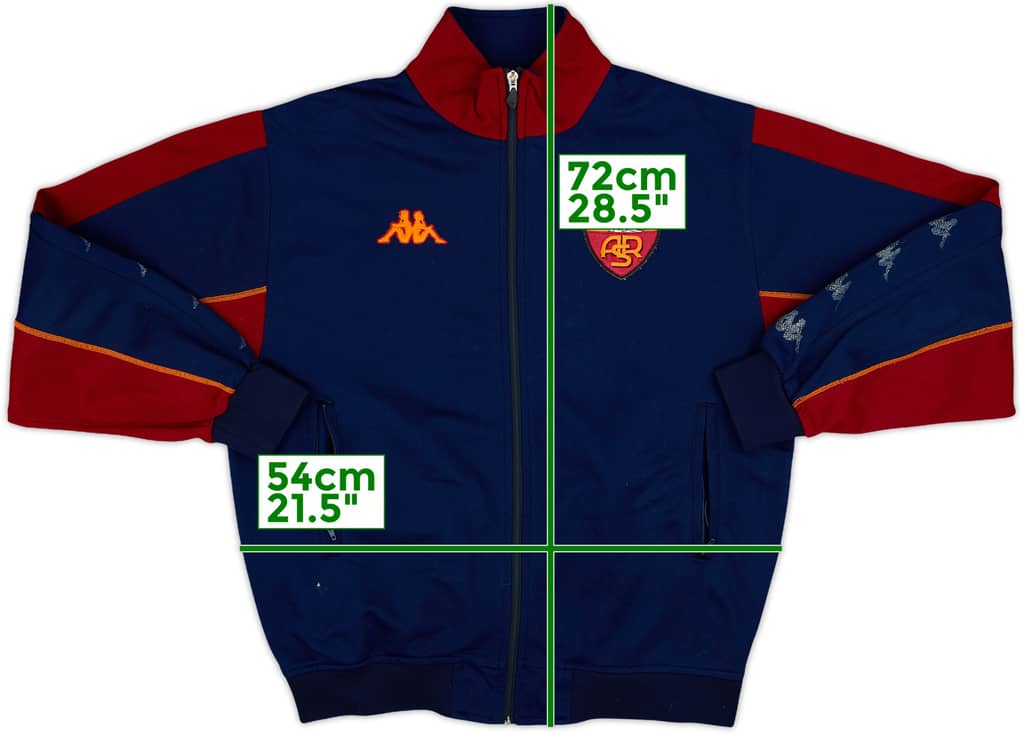 2002-03 Roma Kappa Track Jacket - 8/10 - (M)