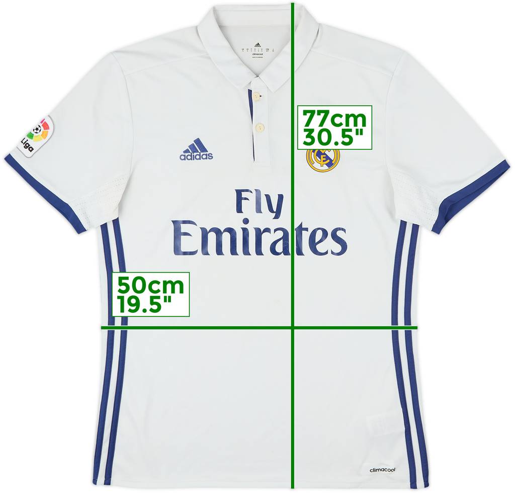 2016-17 Real Madrid Home Shirt - 5/10 - (S)