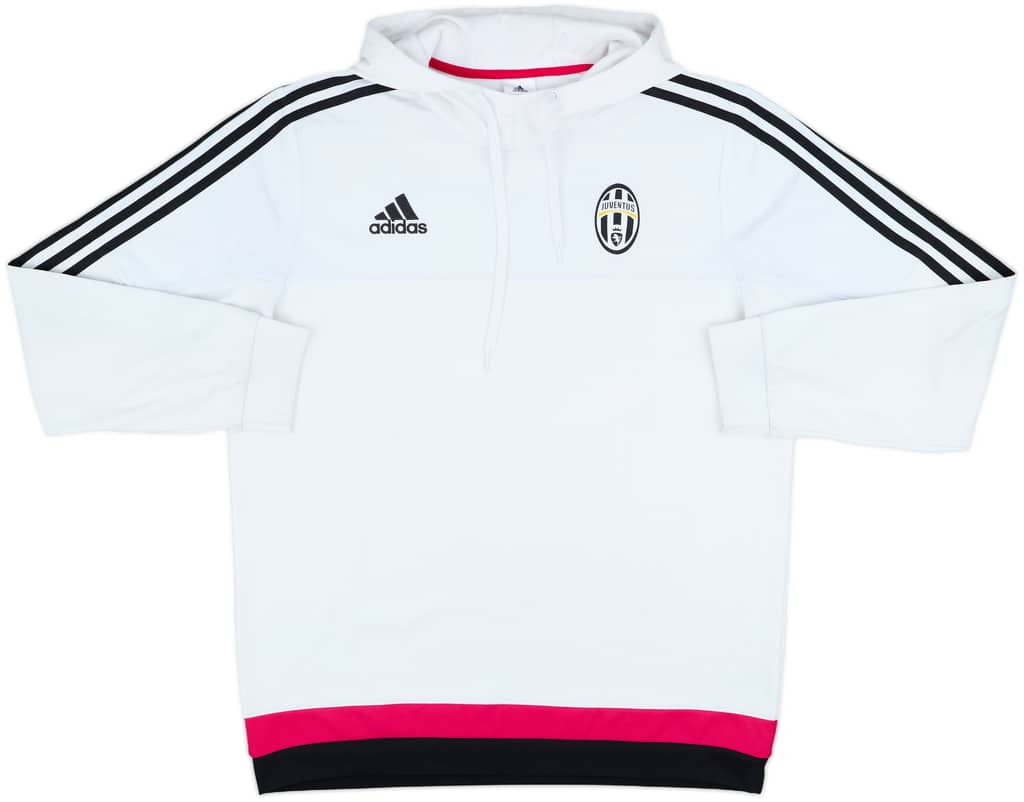 2015-16 Juventus adidas Hooded Top - 7/10 - (L)