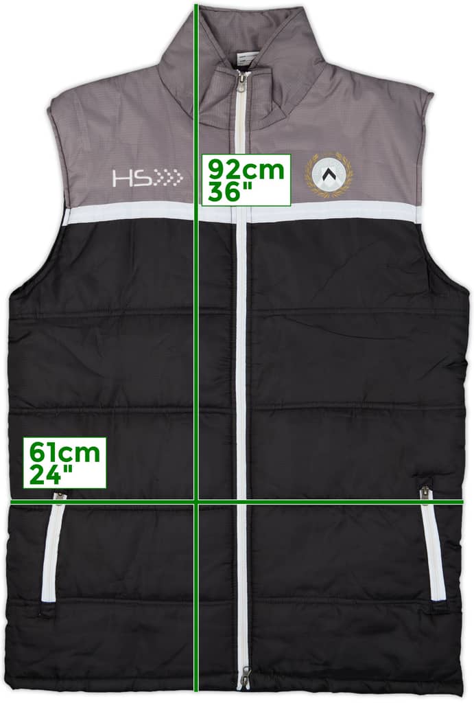 2013-14 Udinese HS Padded Gilet - 9/10 - (XXL)