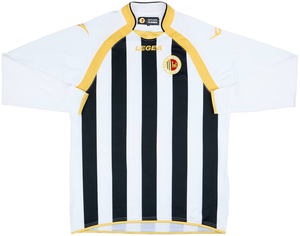 2010-11 Ascoli Home L/S Shirt - 8/10 - (XL)