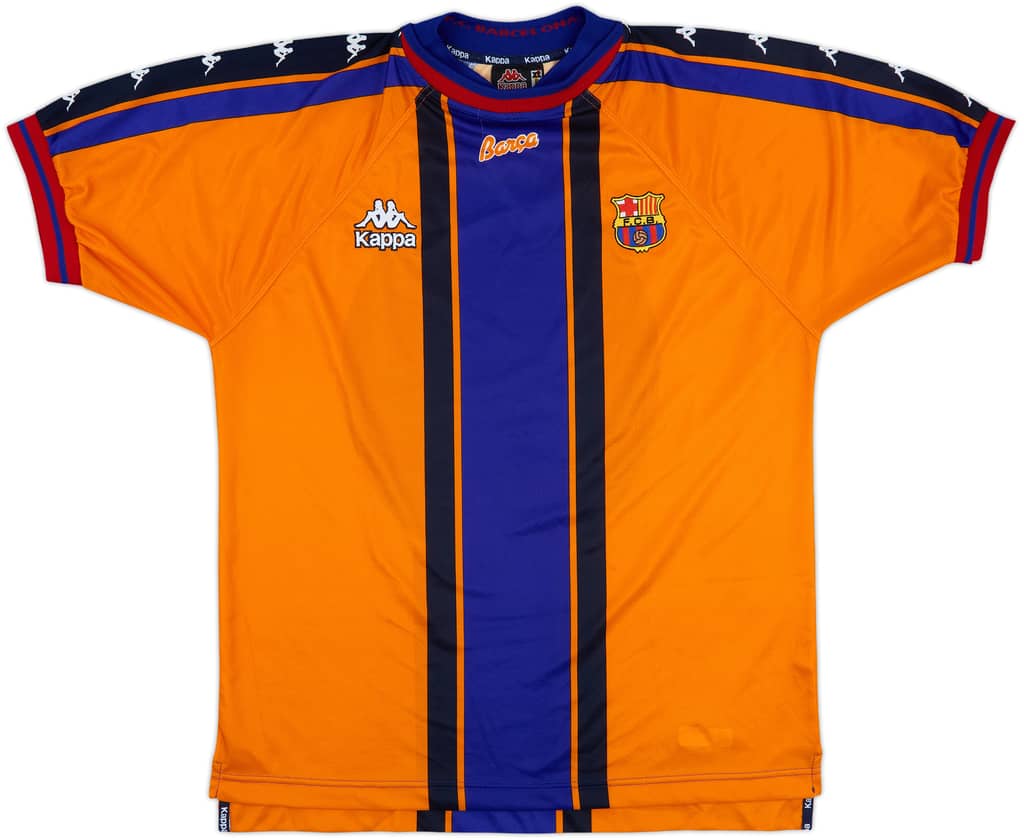 1997-98 Barcelona Away Shirt - 8/10 - (XL)