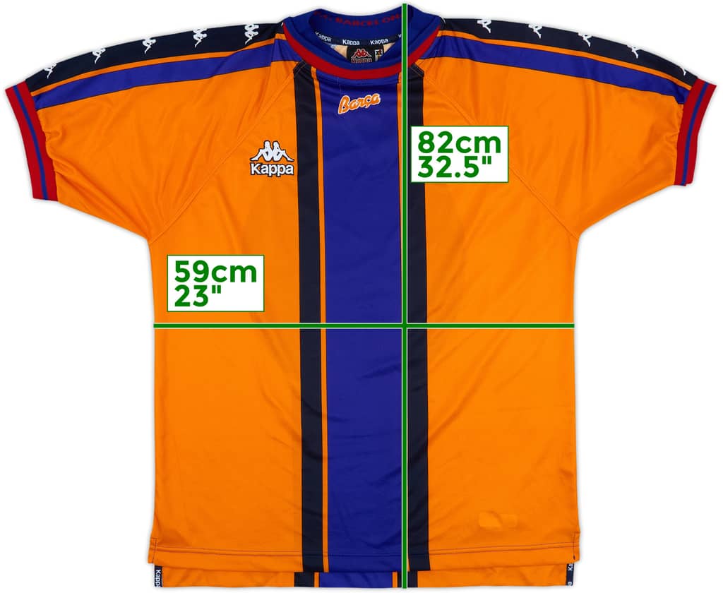 1997-98 Barcelona Away Shirt - 8/10 - (XL)