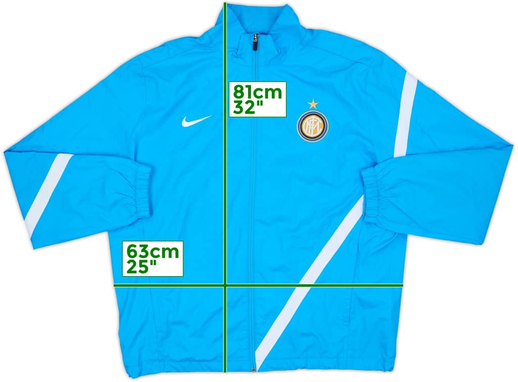 2011-12 Inter Milan Nike Track Jacket - 9/10 - (XL)