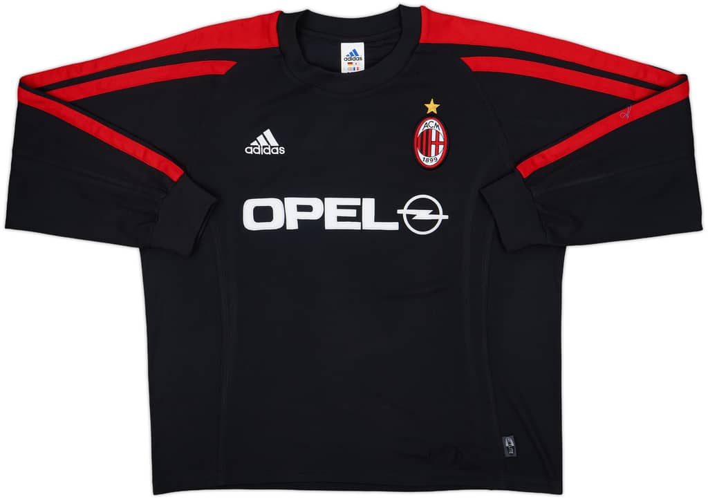 2001-02 AC Milan adidas Sweat Top - 7/10 - (L)