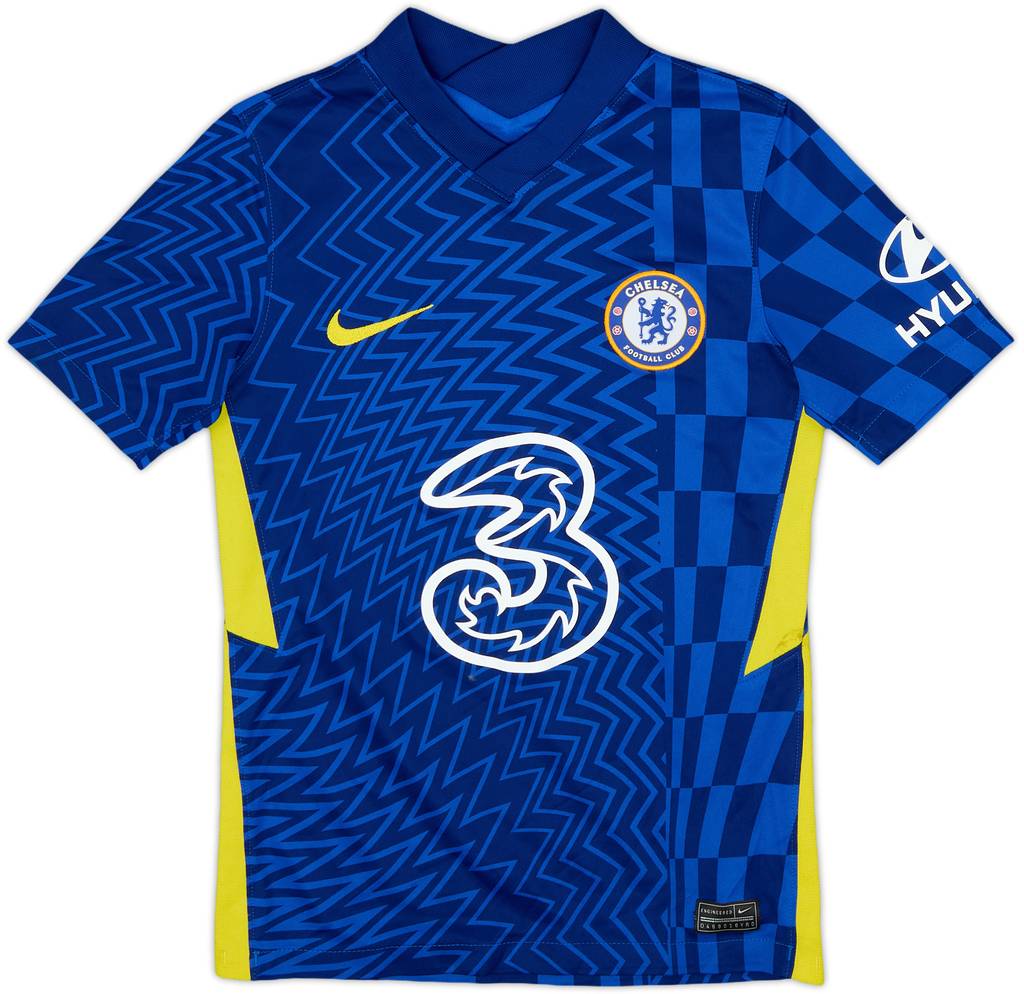 2021-22 Chelsea Home Shirt - 6/10 - (S.Boys)