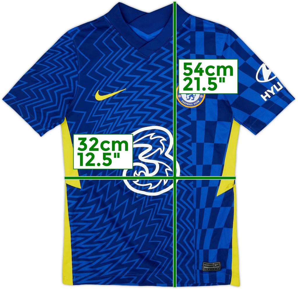 2021-22 Chelsea Home Shirt - 6/10 - (S.Boys)