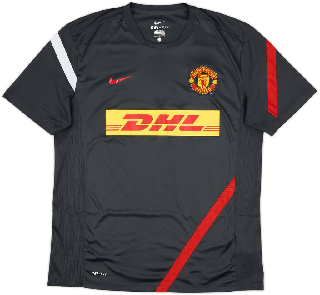 2012-13 Manchester United Nike Training Shirt - 6/10 - (L)