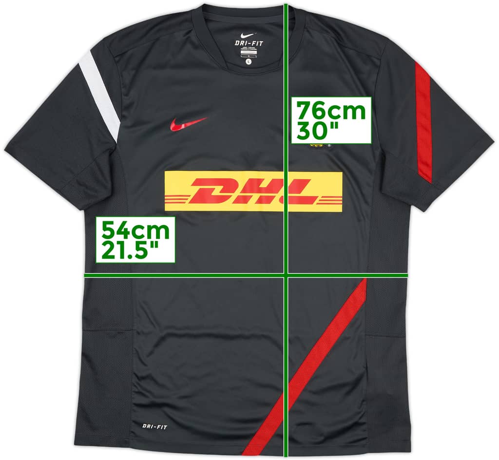 2012-13 Manchester United Nike Training Shirt - 6/10 - (L)