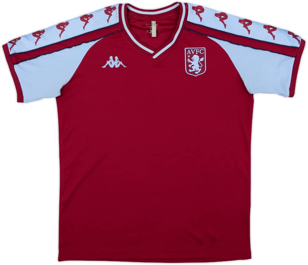 2021-22 Aston Villa Kappa Kombat Pro Training Shirt - 8/10 - (L)