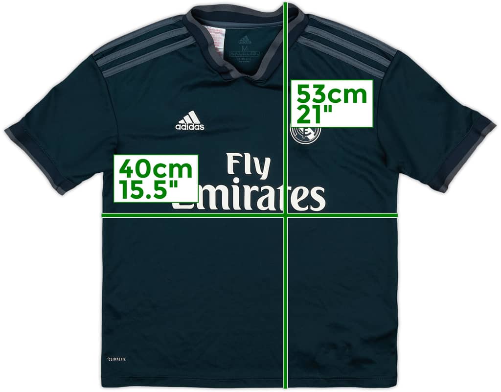 2018-19 Real Madrid Away Shirt - 8/10 - (M.Boys)