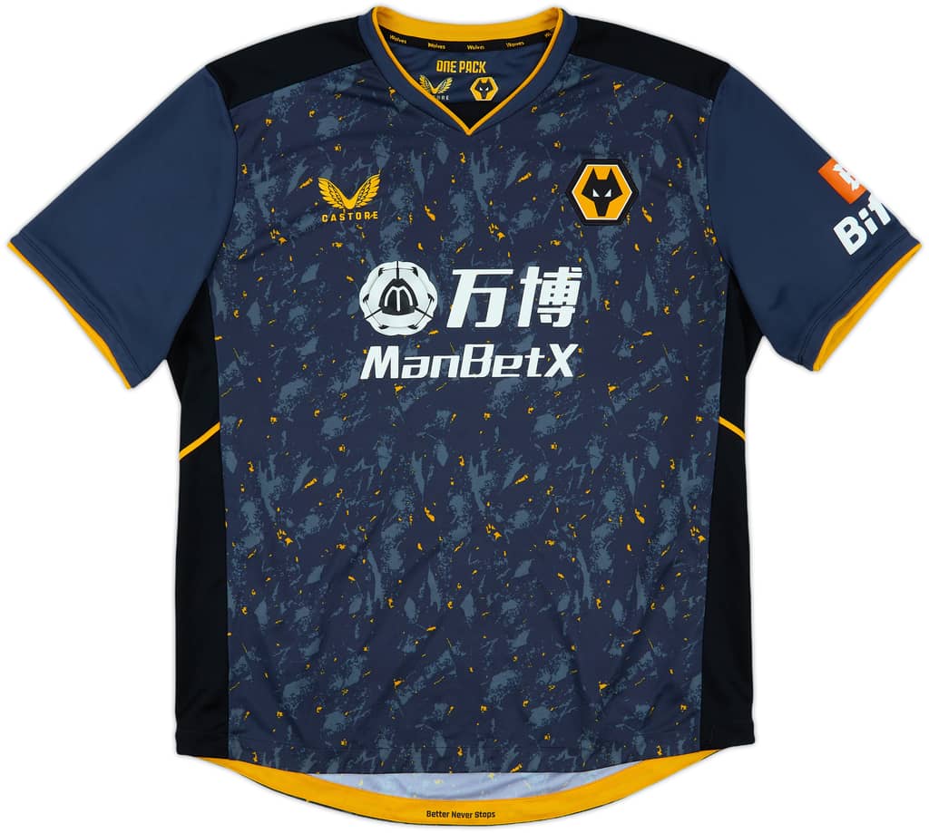 2021-22 Wolves Away Shirt - 7/10 - (XL)