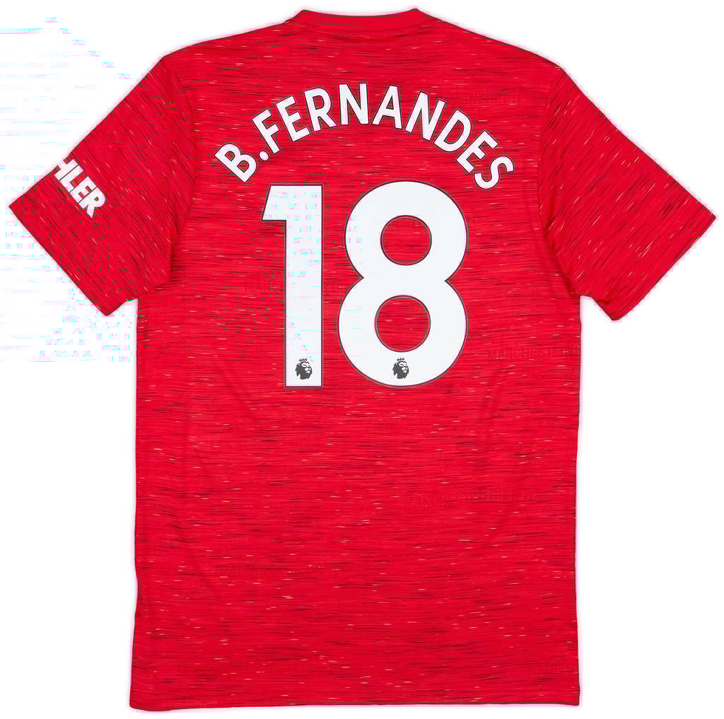 2020-21 Manchester United Home Shirt B.Fernandes #18 - 10/10 - (M)