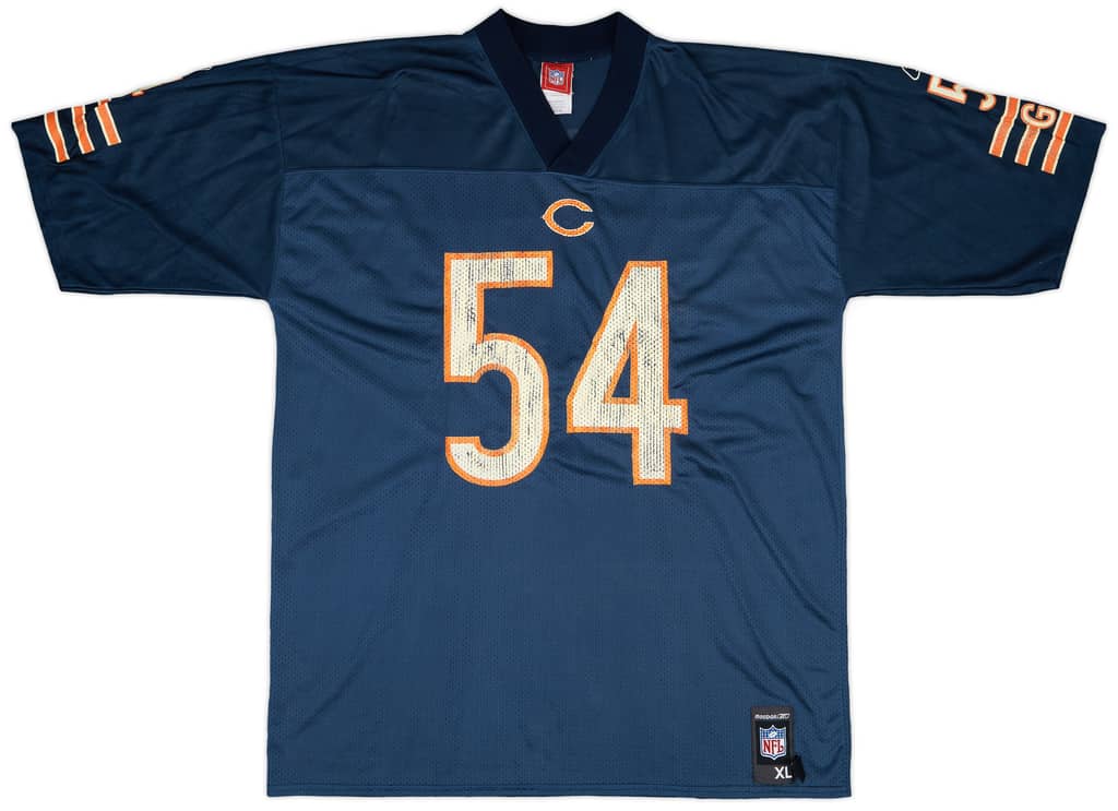 2005-06 Chicago Bears Urlacher #54 Reebok Replica Home Jersey - 5/10 - (XL)