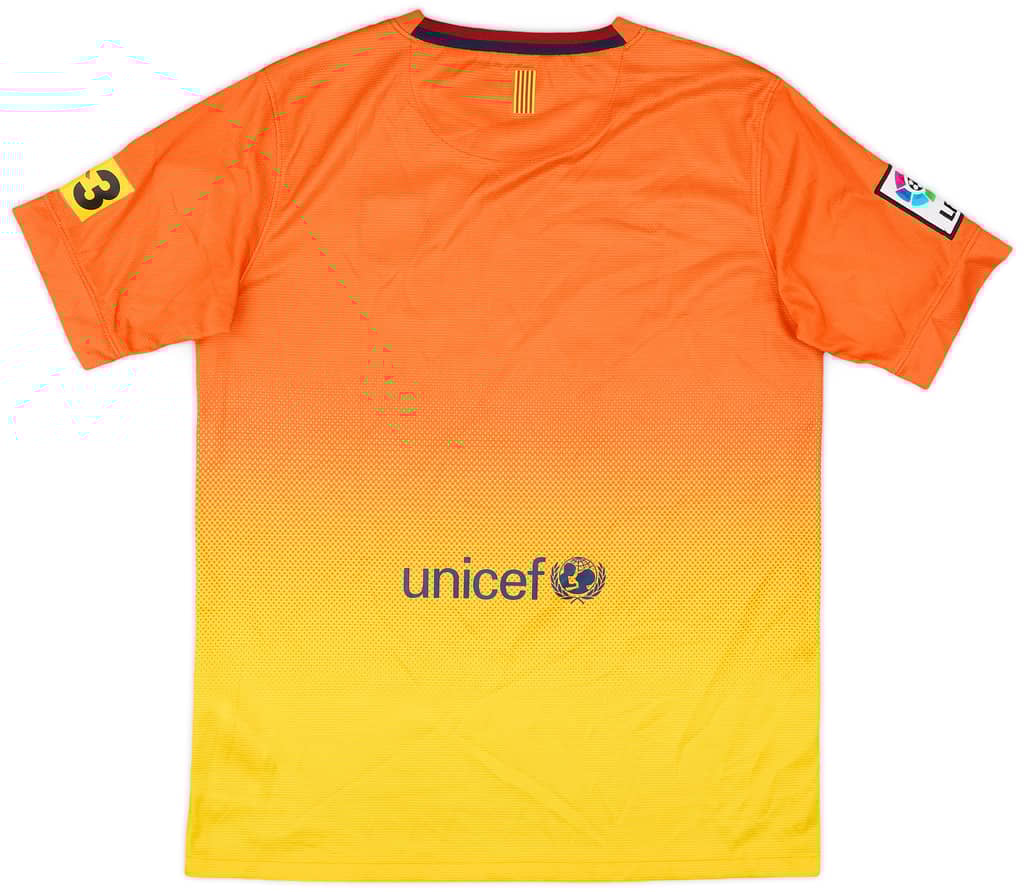 2012-13 Barcelona Away Shirt - 8/10 - (XL.Boys)