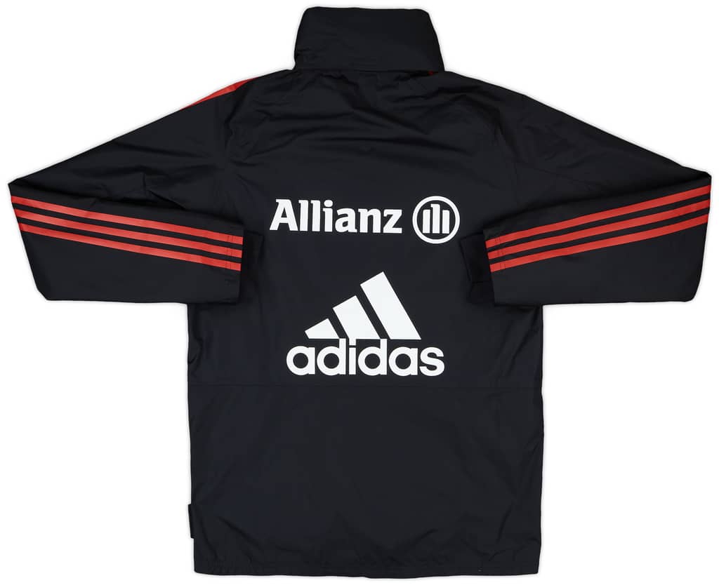 2021-22 Bayern Munich adidas Hooded Rain Jacket - 8/10 - (S)
