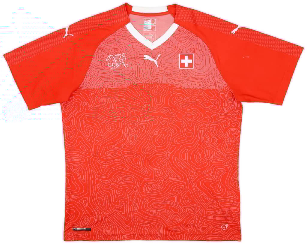 2018-20 Switzerland Home Shirt - 5/10 - (XL)