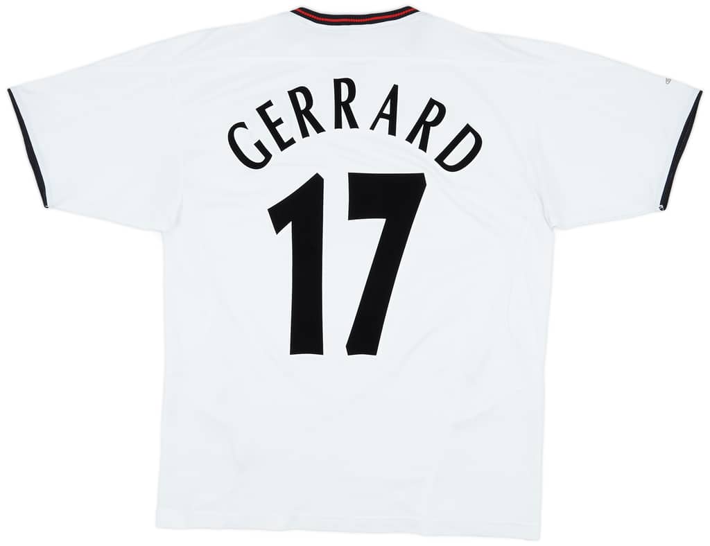2003-04 Liverpool Away Shirt Gerrard #17 - 6/10 - (L)