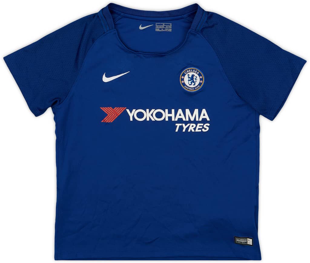 2017-18 Chelsea Home Shirt - 8/10 - (6-7 Years)