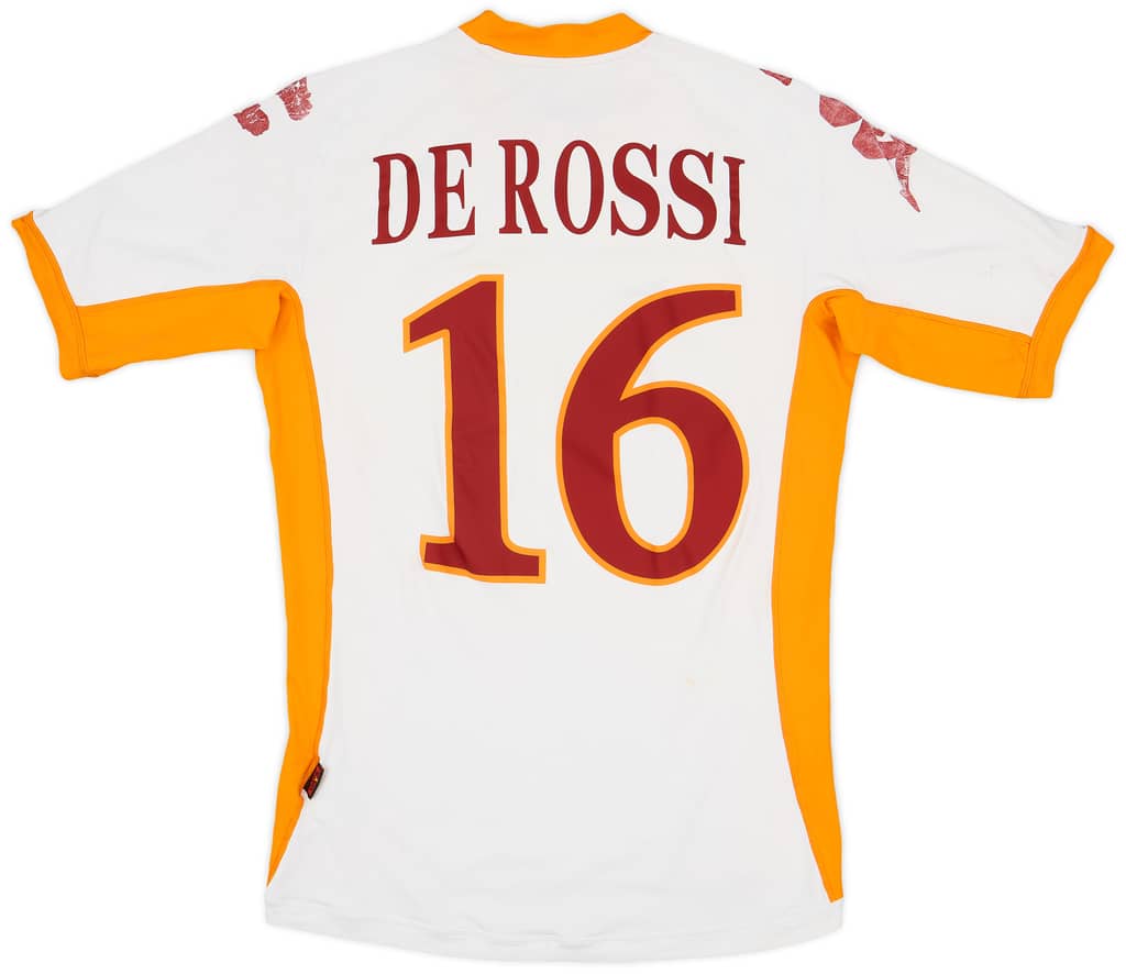 2010-11 Roma Away Shirt De Rossi #16 - 5/10 - (M)