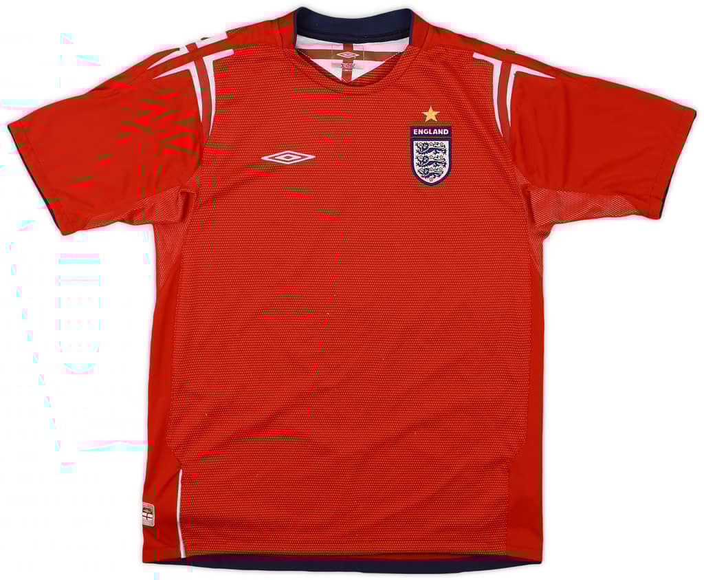 2004-06 England Away Shirt - 9/10 - (XL.Boys)