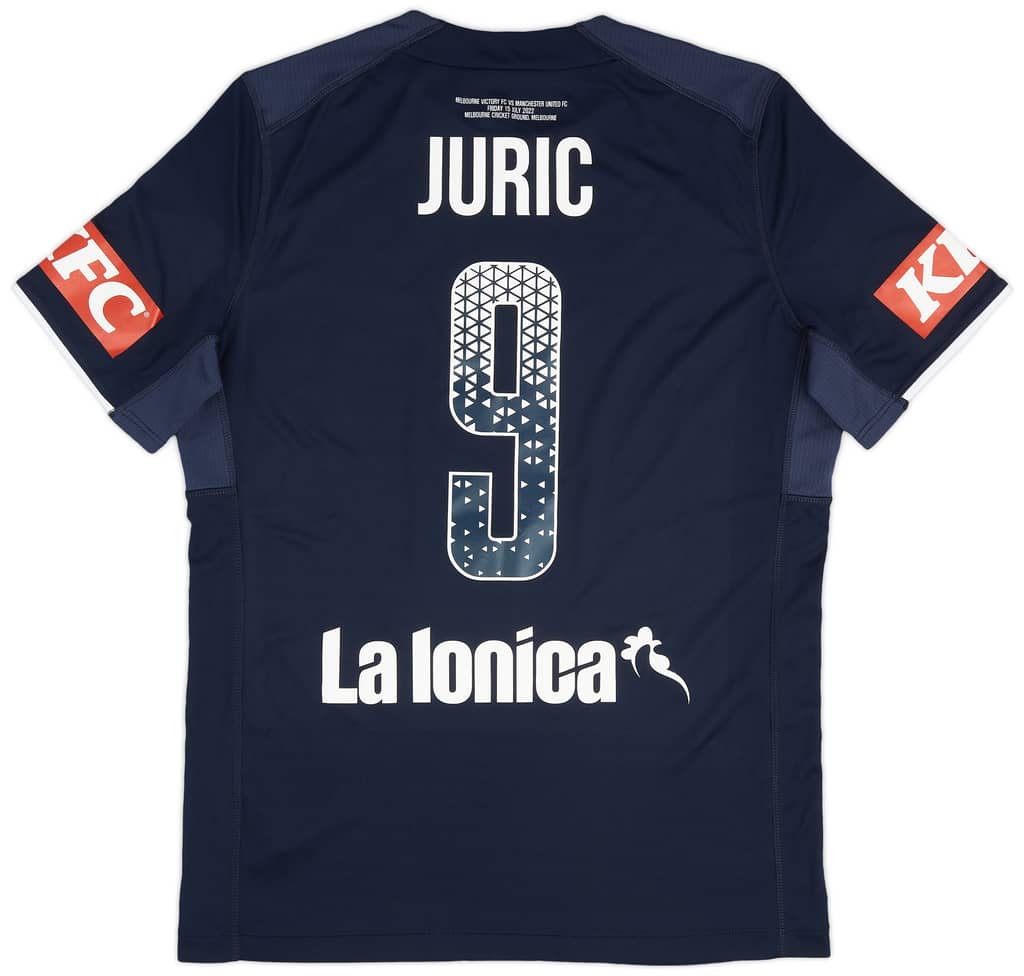 2022-23 Melbourne Victory Match Issue Home Shirt Juric #9