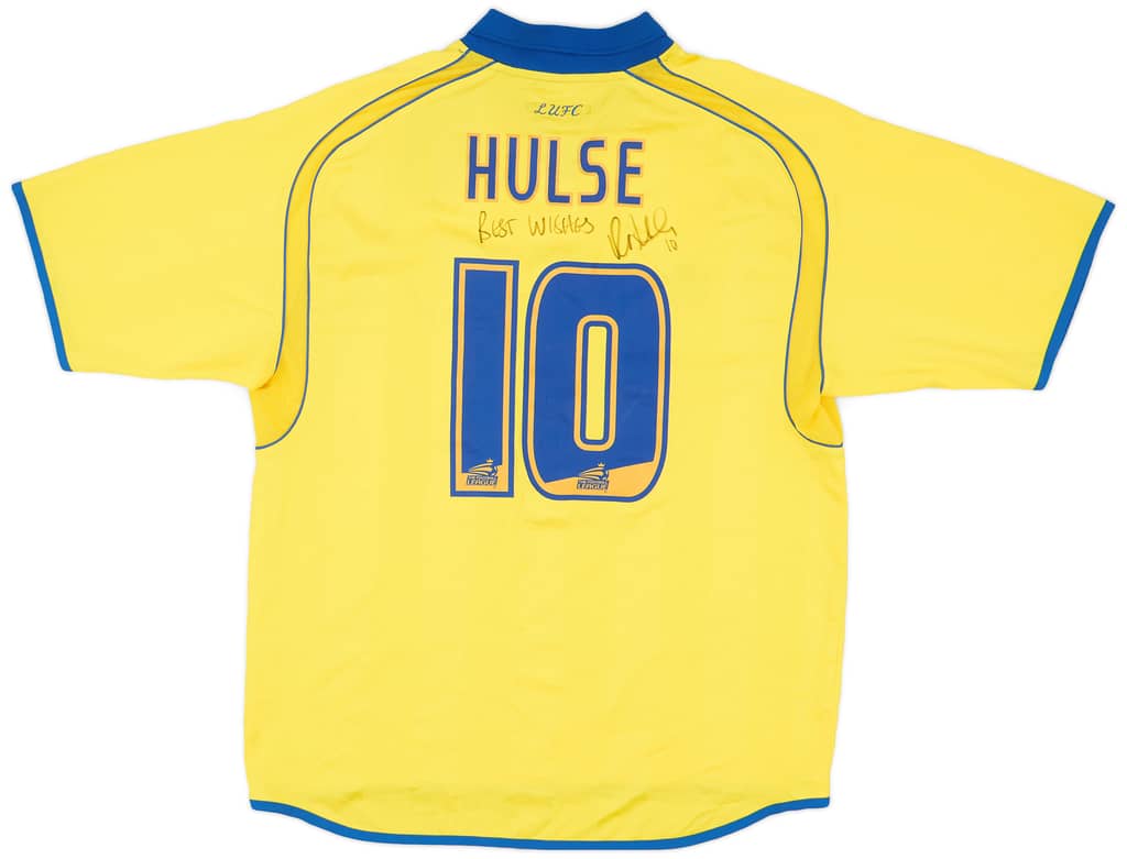2006-07 Leeds United Signed Away Shirt Hulse #10