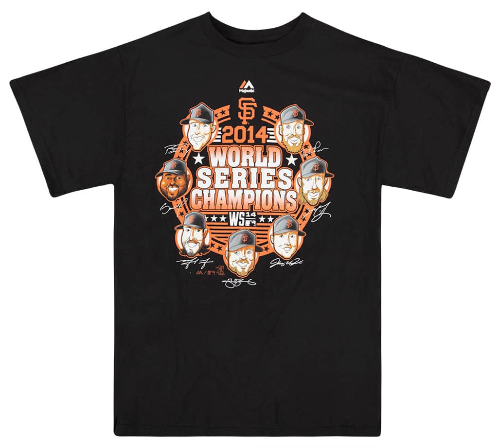 2014 San Francisco Giants World Series Champions Graphic Tee M