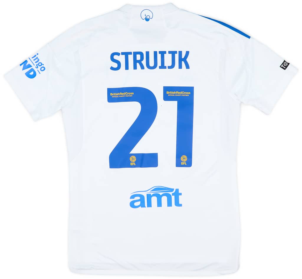 2023-24 Leeds Match Issue Home Shirt Struijk #21