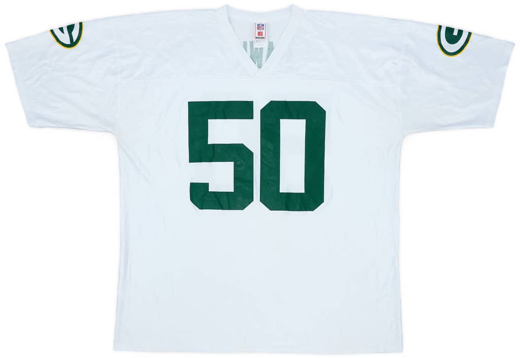 2007 Green Bay Packers Hawk #50 NFL Replica Away Jersey - 8/10 - (XXL)