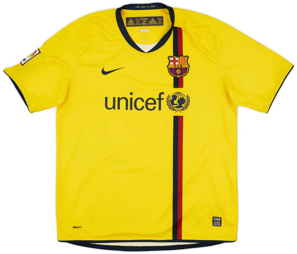2008-10 Barcelona Away Shirt Messi #10 - 6/10 - (L)