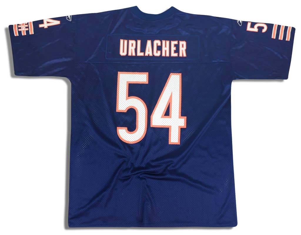 2002-04 Chicago Bears Urlacher #54 Fanimation Reebok Jersey (Home) XL