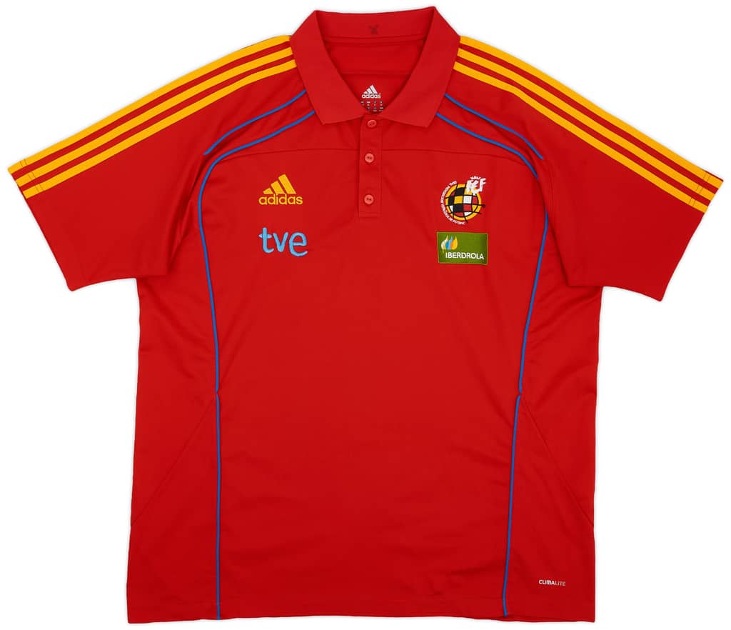 2009-10 Spain adidas Polo Shirt - 10/10 - (XXL)