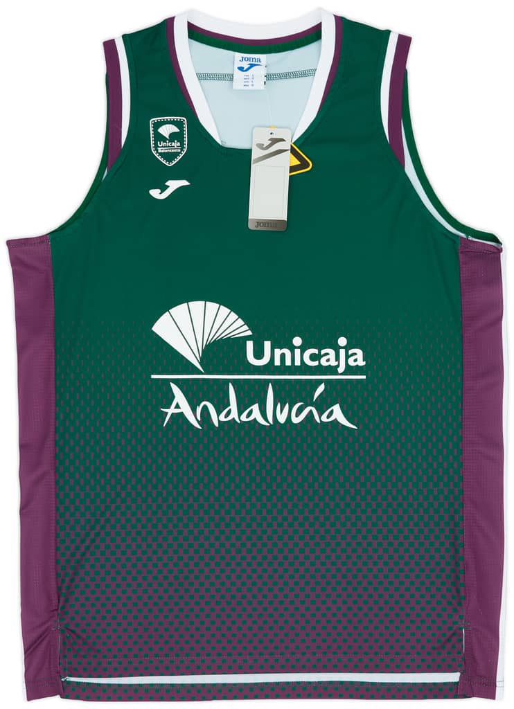 2019-20 Unicaja Baloncesto Malaga Home Basketball Jersey (M)