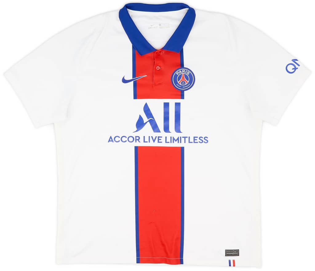 2020-21 Paris Saint-Germain Away Shirt - 6/10 - (XL)