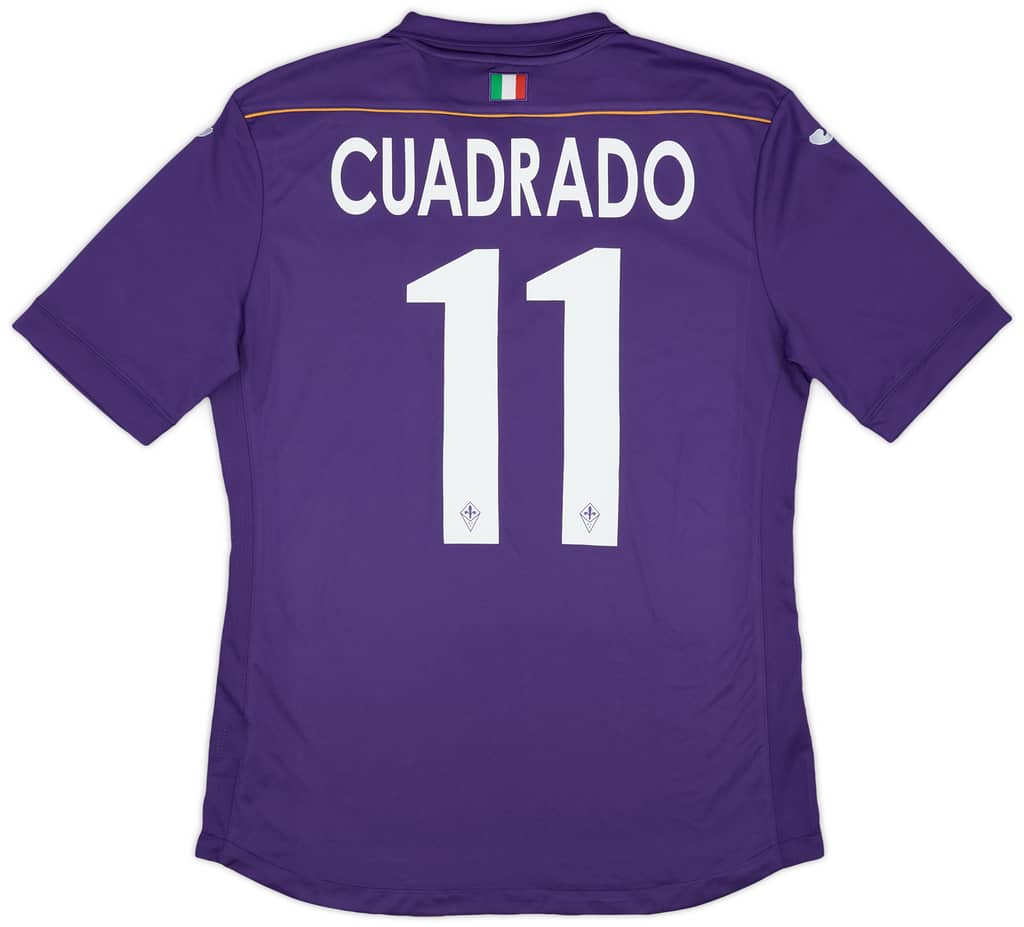 2013-14 Fiorentina European Home Shirt Cuadrado #11 - 7/10 - (M)