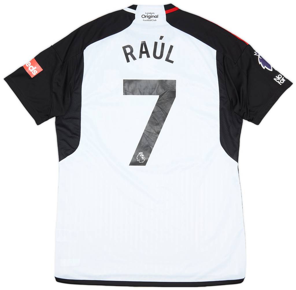 2023-24 Fulham Match Issue Home Shirt Raul #7